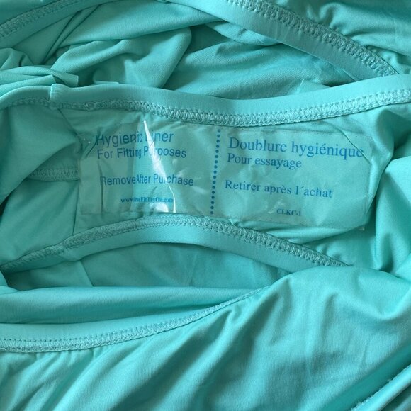 La Blanca Aquamarine Island Goddess Ruffle Skirted Bottom Swim Skirt NWT NEW 14 - Picture 4 of 5